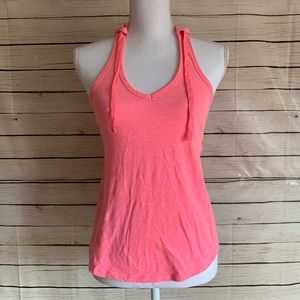 SO Pink Hooded Tank Top Size XS